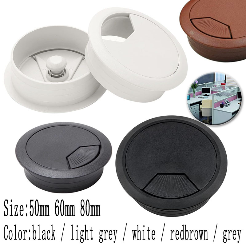Office Furniture Brands - 50/60/80MM Desk Cord Grommet Wire Hole