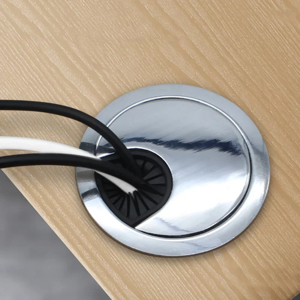 Office Furniture Brands - 1pc Practical 50mm/60mm/80mm Computer Metal Grommet