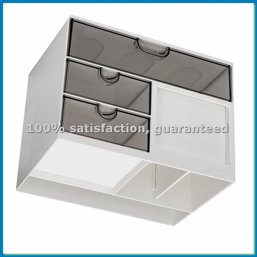 Desk Organizer - Desk Organizer with 3 Drawer,Multi-Functional Pencil