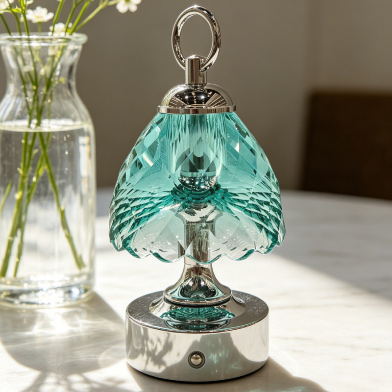 European light luxury crystal  - Desk Lamp ulasan dan harga