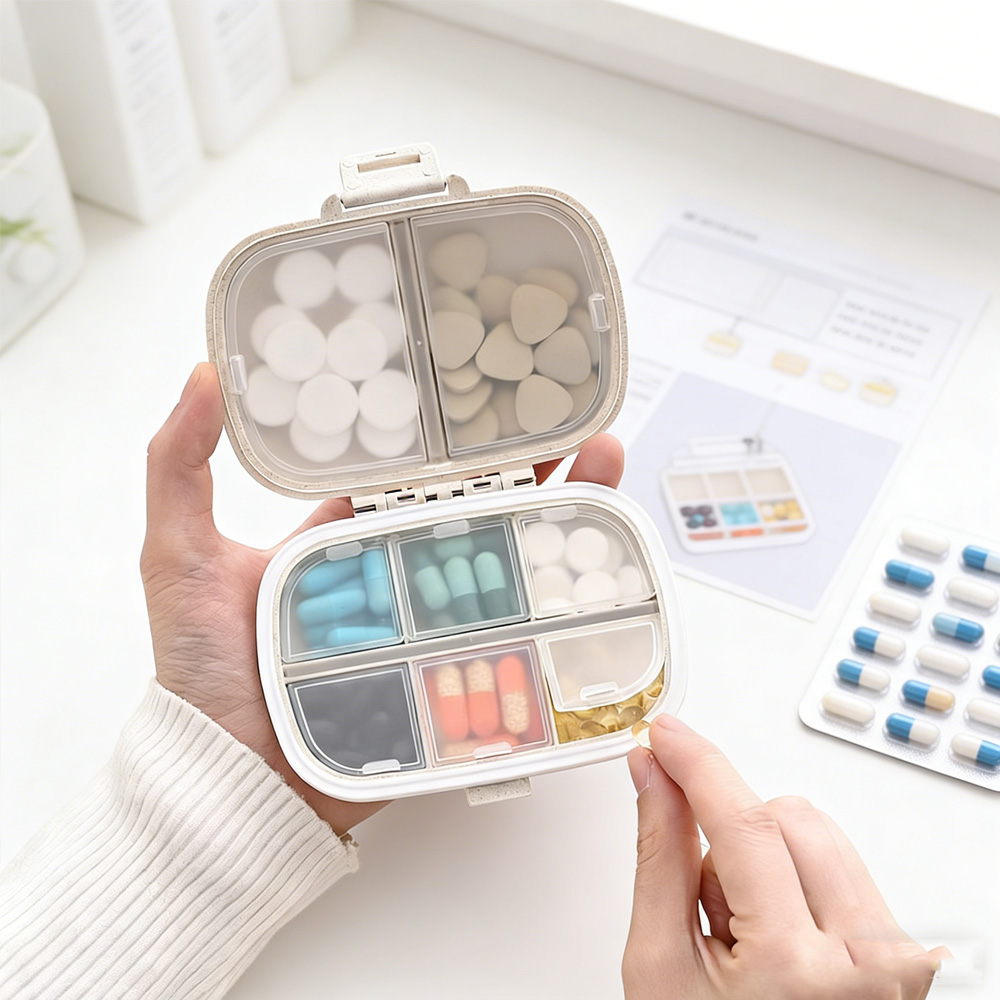 Portable Medicine Storage Case - Desk Organizer ulasan dan harga