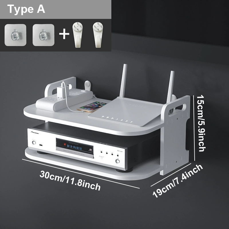 Wall-Mounted Router Cable Orga - Desk Organizer ulasan dan harga