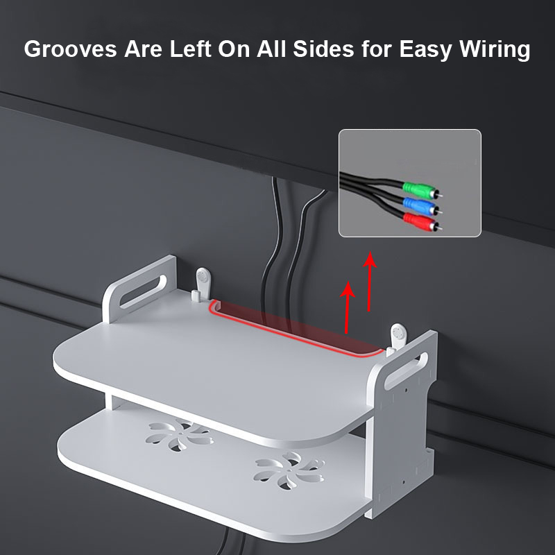 Wall-Mounted Router Cable Orga - Desk Organizer ulasan dan harga