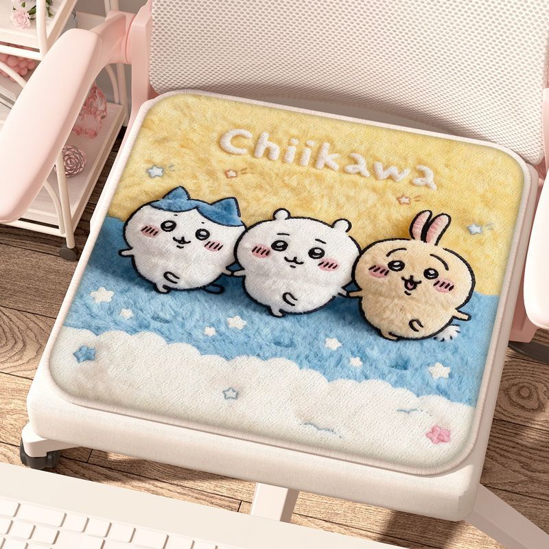 Chiikawa Cartoon Cute Plush So - Office Chair Cushion ulasan dan harga