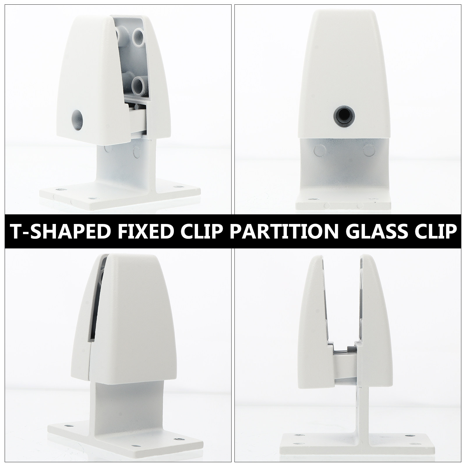 2Pcs Desk Divider Clamps Glass - Partition Screen Divider ulasan dan harga