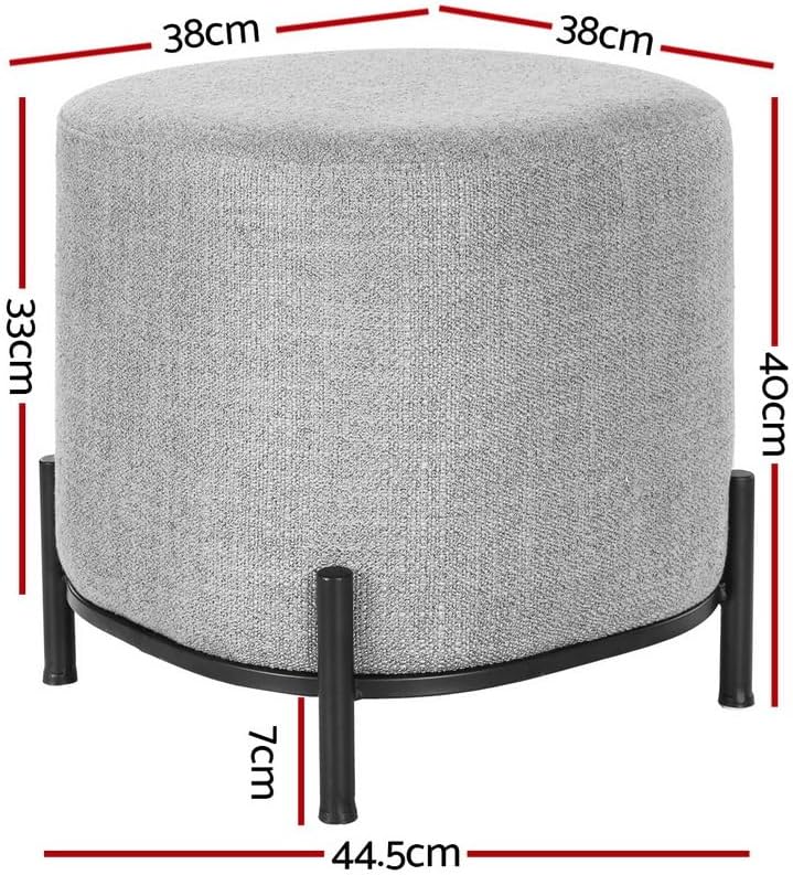 **/Ottoman, Round Footstool Lo - Office Stool ulasan dan harga