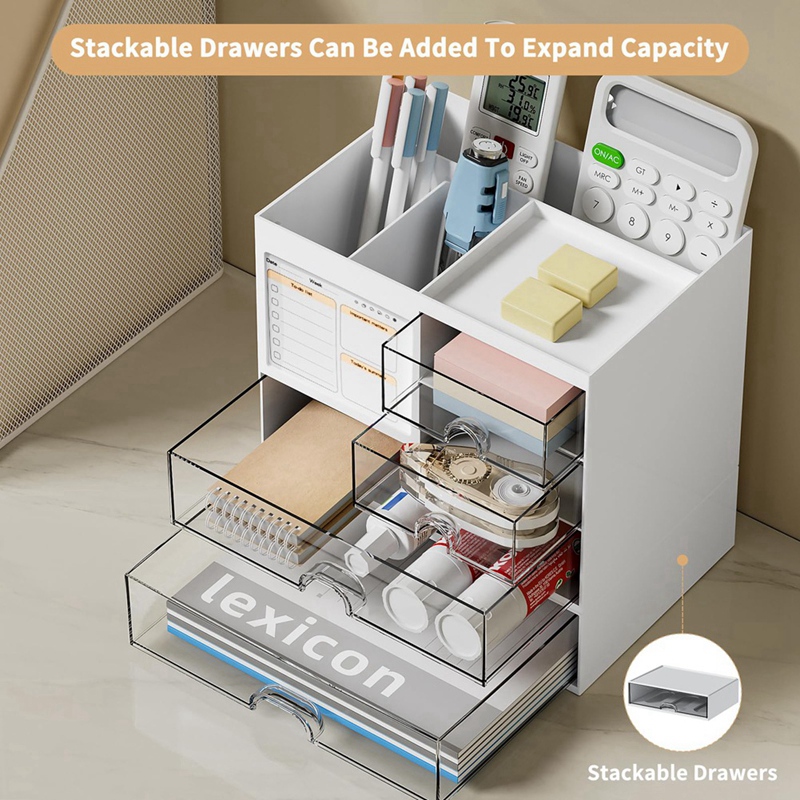 Desk Organizer with 3 Drawer,M - Desk Organizer ulasan dan harga