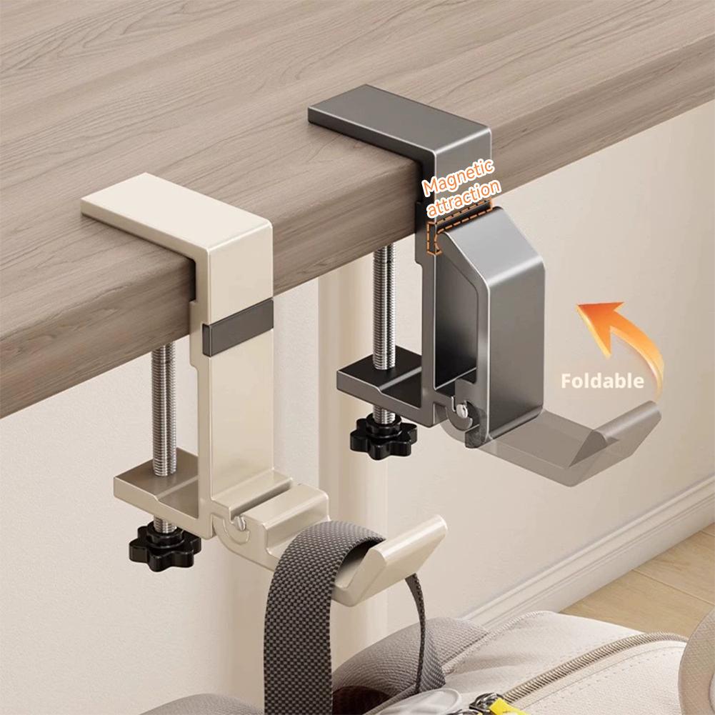 No Drill Foldable Desk Hook  C - Office Furniture Brands ulasan dan harga
