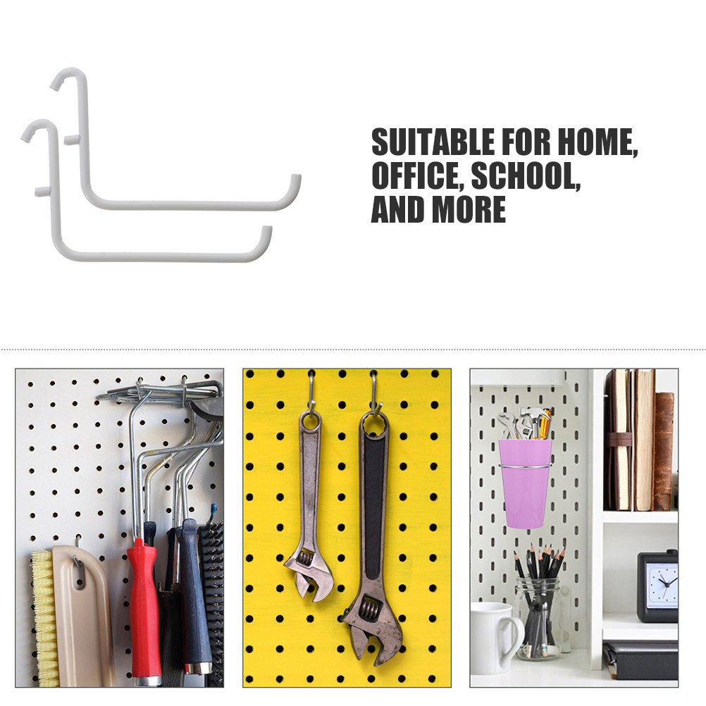 4Pcs Metal Painted Pegboard Br - Desk Organizer ulasan dan harga