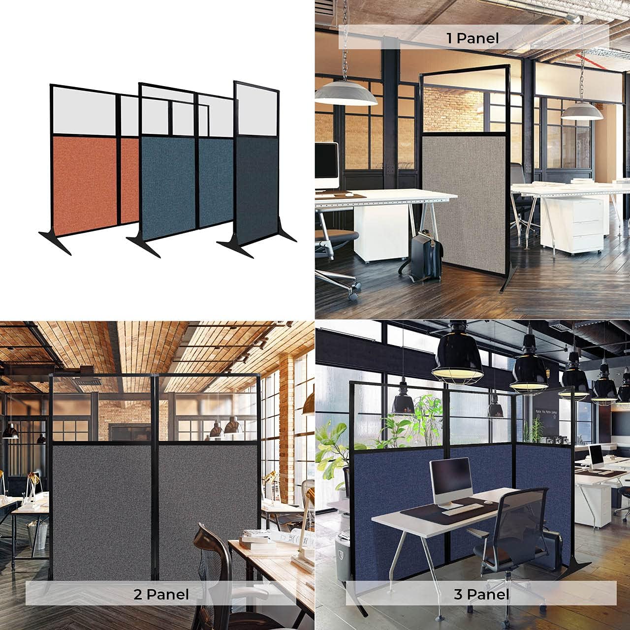 Free Standing Privacy Screen M - Partition Screen Divider ulasan dan harga