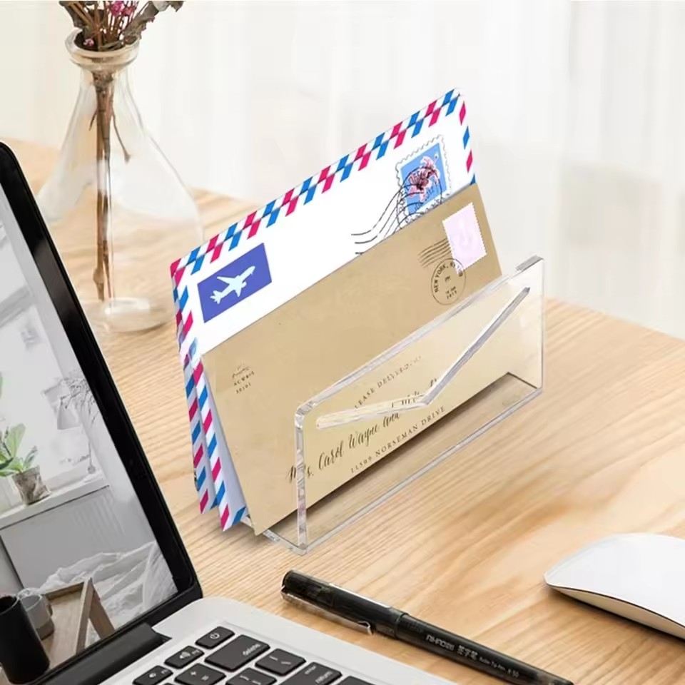 Mail Organizer Acrylic Desk Le - Desk Organizer ulasan dan harga