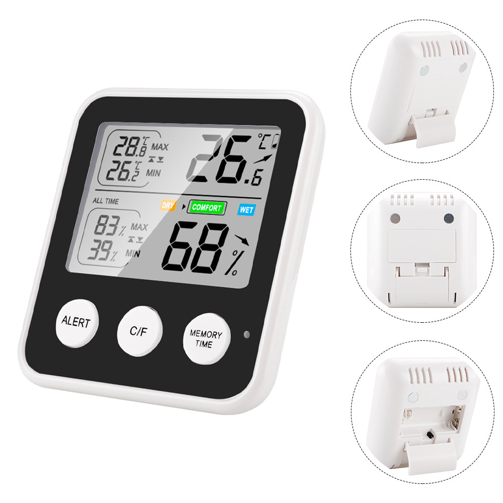 Digital Household Hygrometer T - Monitor Stand ulasan dan harga
