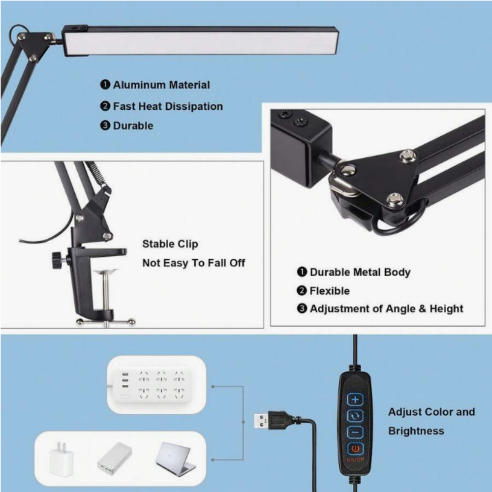 LED Desk Lamp For Home,Reading - Desk Lamp ulasan dan harga