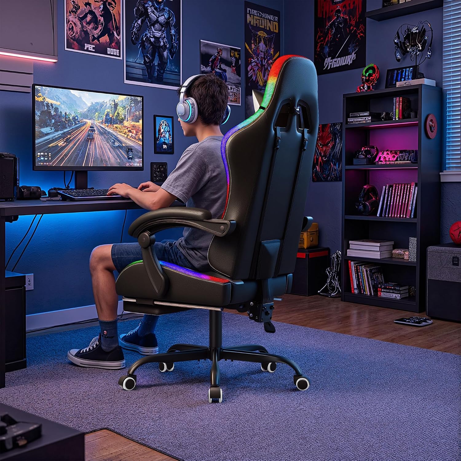 Homall Gaming Chair, Ergonomic - Office Chair ulasan dan harga