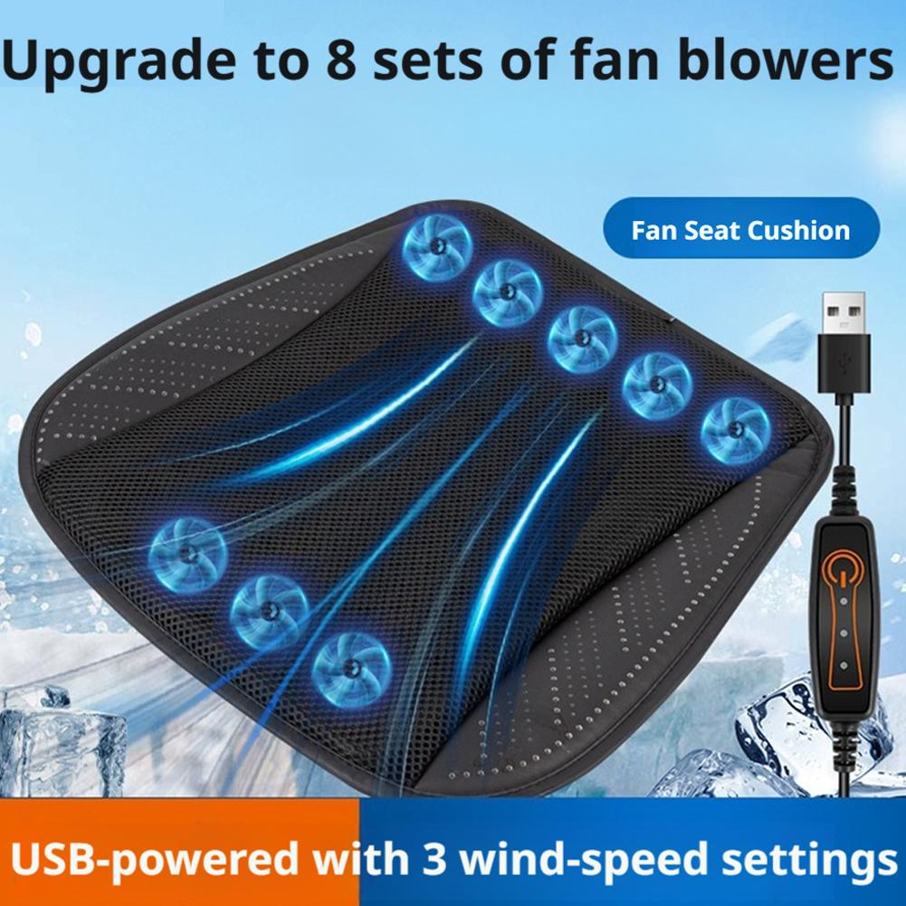 USB Cooling Seat Cushion With  - Office Chair Cushion ulasan dan harga