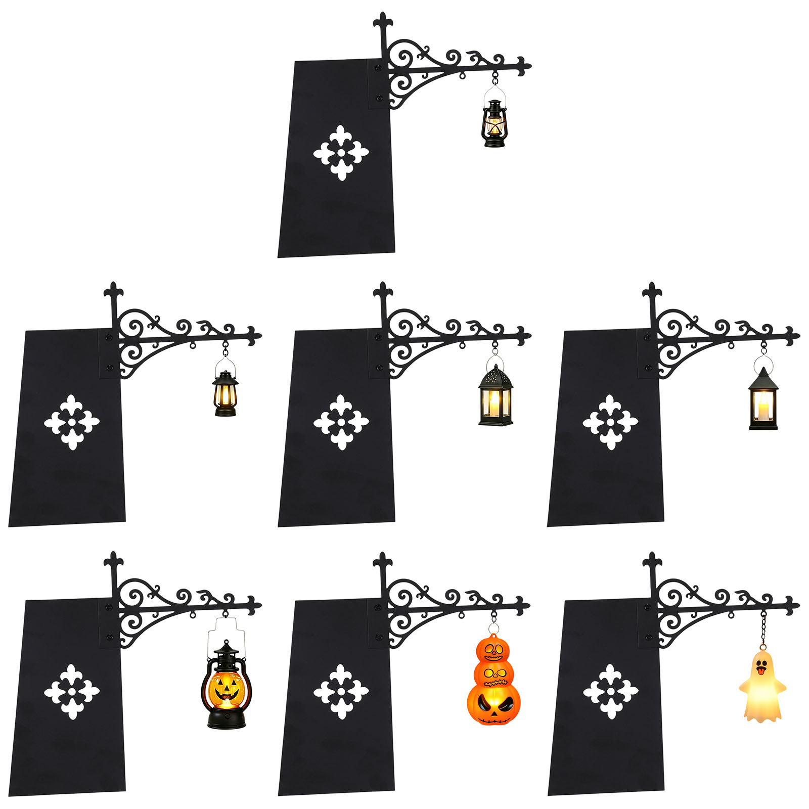 Bookshelf Lantern Iron Library - Bookshelf ulasan dan harga